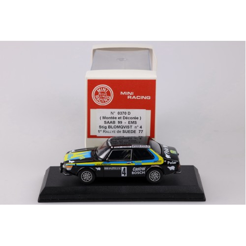 Saab 99 ems 2-door Rally 1977 - "4" black